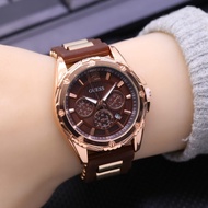 JAM TANGAN WANITA GUESS RUBBER/ JAM MURAH TALI RUBBER/ JAM CEWEK CANTIK MURAH/ JAM MURAH GUESS ATZ00