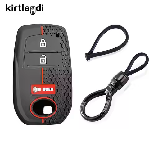 Key Cover Case For Toyota Corolla GR Cross Prius Sequoia Tacoma 2022-2025 Car Key Case Holder Fob Sh