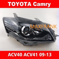 FOR TOYOTA Camry ACV41 09-13 Headlamp headlight  Black Color smoked color(not HID not xenon)