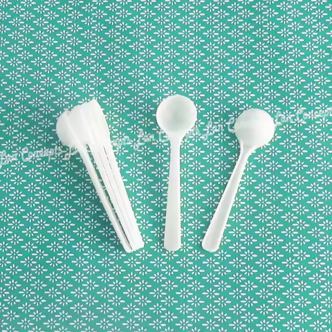 3ML Food Grade PP Measuring Spoon 1.5 gram white Plastic Scoop 1.5g Measure Spoons - 200pcs/lot free