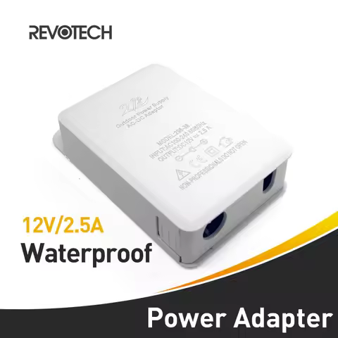 Waterproof AC 100-240V to DC 12V2.5A US Plug AC DC Power Adapter Charger CCTV Camera Power Supply Ad