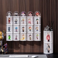 YOUNAL Blind Box Storage Display Rack, Bubble Matte Display Box, Acrylic Transparent Dustproof Box, Le Expert Office Display Cabinet