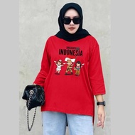 Oversized Top Auction 7/ 8th Anniversary of the Republic of Indonesia 80TH 2025 T-Shirt/ NKRI Hero I