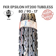 FKR EPSILON TUBELESS HT200 80 - 90 - 17 TAYAR TUBELESS 80 . 90 . 17 TYRE TUBELESS 80 X 90 X 17 TIRE 