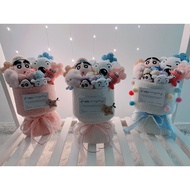 Crayon Shin-chan & Shiro Bouquet 蜡笔小新&小白花束