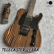 GCM Custom Made Telecaster Zebra Electric Guitar Custom Maniac (Oversea Ready Stock)
