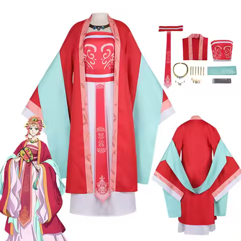 Gyokuyou Cosplay Costume Cute Dress Hanfu Necklace Set Anime Apothecary Diary Disguise Women Girls R