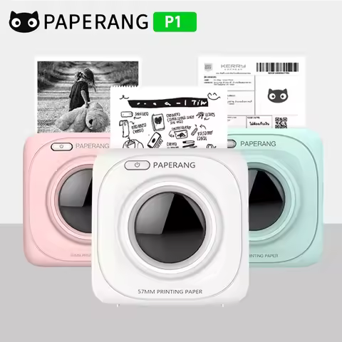 Mini Portable Printer PAPERANG P1 BT Wireless Thermal Printer Portable Mobile Printer 200dpi for Pho