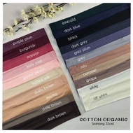 handsock muslimah feloles sarung lengan pendek panjang / inner cotton organik anti melorot