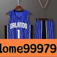 🌈 魔術麥迪1號球衣武切維奇9號霍華德12號復古籃球服套裝定制運動服