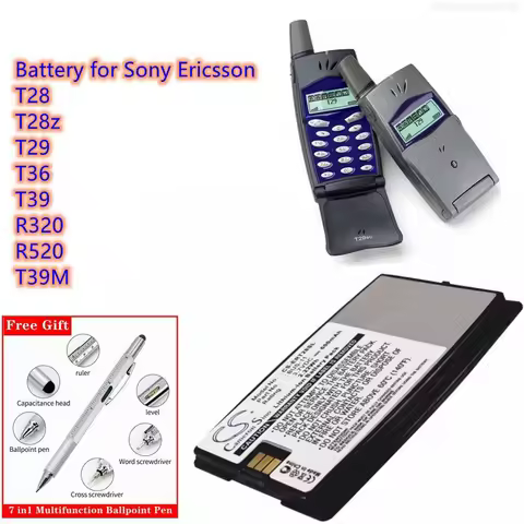 Cameron Sino Battery 3.7V/600mAh BHC-10,BSL-10,BUS-11 for Sony Ericsson R320,R520,T28,T28z,T29,T36,T