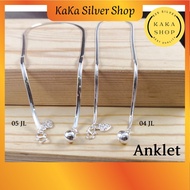 925 Silver Bracelet & Anklet JL | Gelang Tangan & Gelang Kaki JL Perak 925 |