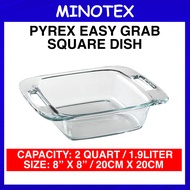 Pyrex Easy Grab Square / Oblong Baking Dish HEAT RESISTANT TEMPERED GLASS / BAKING DISH / BOROSILICA