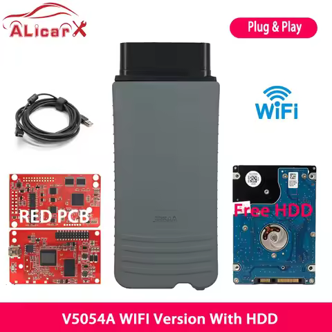 V5054A WIFI OKI OBD2 Scanner OD With HDD 0D1S Software V23.1 Engineer E v17.1 Diagnostic Tools for V