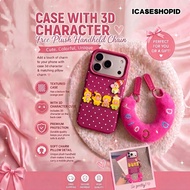 FREE PILLOW CHARM MOTIF YELLOW NICE PEOPLE 3D CASE LYCHEE CANDY FOR SAMSUNG A03 A03S A04 A04E A04S A