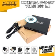 DVD RW 2.0 EXTERNAL M-TECH ORIGINAL USB TYPE a VERSION 2.0 EXTERNAL