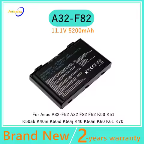 A32-F52 Laptop battery for ASUS A41 F52 F82A K40 K40A K40C K40E K40S K50 K50C K51A K60 K61 K70 K70A 