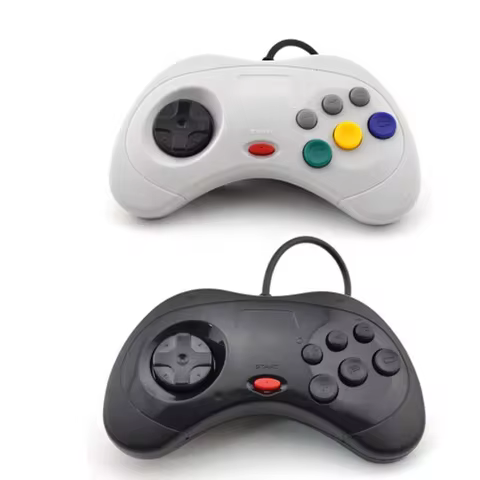 For Sega Saturn Controller Wired For Saturn System Game Controller With USB Classic Gamepad