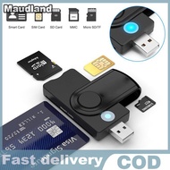 Maudland UTHAI X02 USB SIM Smart Card Reader For Bank Card CAC ID SIM SD TF/Micro SD MY