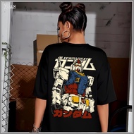 Local Stock XGAN Series Baju GUNDAM GD01X Kaos Distro Anime katun 24s Jepang Men T-Shirt 100%Cotton 