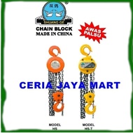 SHUANG GE TAKEL KATROL CHAIN BLOCK 3 TON X 3 MTR -czel shop