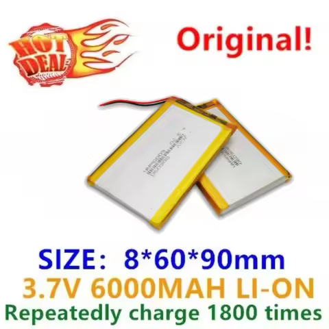 Buy More Will Cheap Lithium Battery 806090 3.7V 6000mAh Large Capacity Rechargeable Battery Medical 