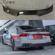 A7 S7 RS7 For ABT Carbon Fiber Rear Trunk Spoiler Wing Lip for Audi A7 S7 RS 2019-u Car-Styling