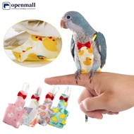 【OMALL】 Cute Birds Flight Suit with Bow Tie Parrots Cute Pet Parrot Diapers Clothes for Parakeet Pig