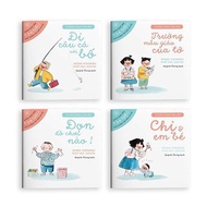 Ehon Combo books (4 books) - We grow up (for children 0-4 years old) wb.