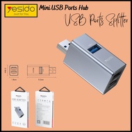 YESIDO Mini USB 3.0 USB plug to 3 USB ports Hub