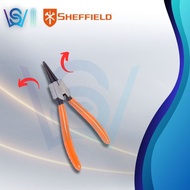SHEFFIELD External Circlip Pliers Straight Nose 182mm (7") Snap Ring Playar Needle Retaining Clip Tool