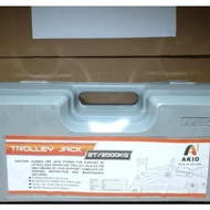 [READY STOCK] DONGKRAK BUAYA MOBIL MERK AKIO / AKIO TROLLEY JACK 2T / 2 TON / 2000 KG