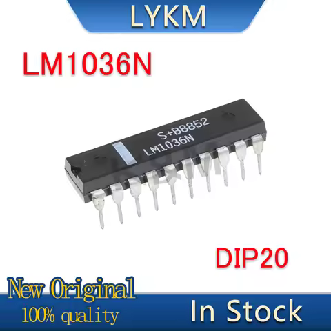 1/PCS New Original LM1036N LM1036 DIP-20 Dual channel DC control volume chip In Stock