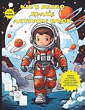 KIDS JUMBO SPACE ACTIVITY BOOK: Explore the universe with loads of space themes to do ! For ages 7 t