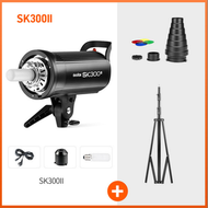 全城熱賣 - 專業影視閃光燈-SK300II+2.8米燈架+束光筒