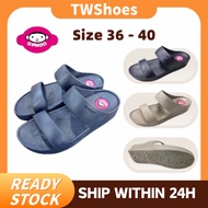 Amigo Women Anti-Slip Slippers 7008 | Lightweight Soft Waterproof Bathroom Home Sandal Malaysia Read