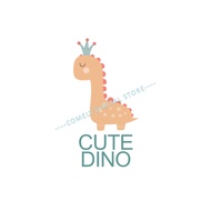 SHIRT DESIGN IDEA TEMPLATE [EDITABLE] Brown Green Illustrative Cute Dinosaur T Shirt