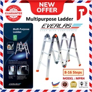 EVERLAS Quick Transformation Multipurpose Ladder 🔥 Ready Stocks 🔥 Staging Board (8,10,12,14,16Steps)