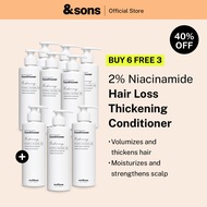 [12.12 Exclusive] Buy 6, Free 3 andSons Hair Loss Thickening Conditioner (200ml)
