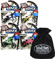 Matty's Toy Stop Tech Deck BMX Complete Gift Set Bundle Storage Bag - 4 Pack (Assorted Series)