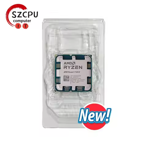 AMD Ryzen 5 7600X R5 7600X 4.7 GHz 6-Core 12-Thread CPU 5NM L3=32M 100-000000593 Socket AM5 New but 