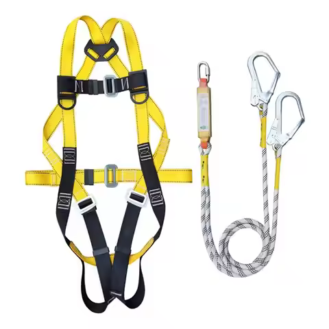 5-point High Altitude Work Safety Harness Anti-Fall Safety Belt Full-Body Safety Belt Tree Climbing 