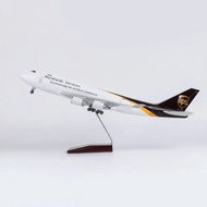 UPS747 Cargo Airplane Boeing 747-400 Simulation Civil Airplane Airplane Model Decoration Gift Gift F