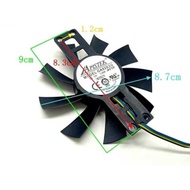 Brand New Dylan Hengjin RX580 RX570 RX560XT 4G X-Serial Warrior GA92B2U Fan