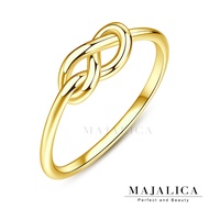 925 Sterling Silver Majalica Ring, Eternal Knot, Wedding Band, Cord Knot Ring, Women's Ring PR21013