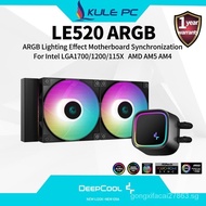 ✿Original✿Deepcool LE520 LE720 ARGB 240mm 360mm CPU AIO Cooler Desktop Computer Liquid Radiator Efficient Cooling Quiet For Intel LGA1155 LGA1700 AMD AM5 AM4 Motherboard Lighting S