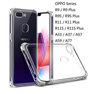 Casing OPPO R9/R9+/R9S/R11/A33/A37/A57/A59/A77 Case Airbag Buffer Casing Clear