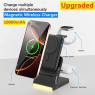5 In 1 Power Bank 10000mAh Magnetic Wireless Charger PowerBank Fast Charging External Battery