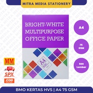 BMO A4 75g HVS Paper 75 GSM Photocopy Paper/ (RIM)