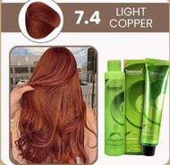 LIGHT COPPER Bremod Hair Color with 100ml Oxidizer